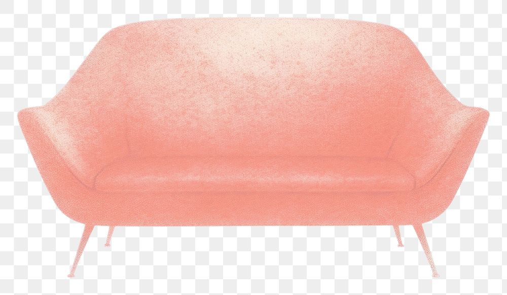 PNG Sofa furniture armchair white background. AI generated Image by rawpixel.