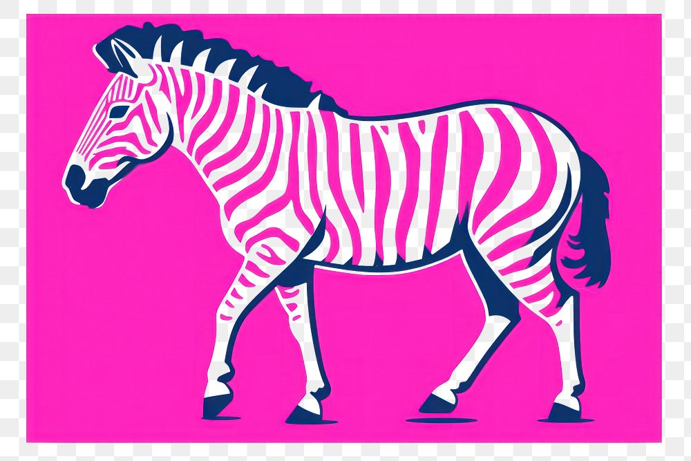 PNG Zebra animal mammal horse. AI generated Image by rawpixel.