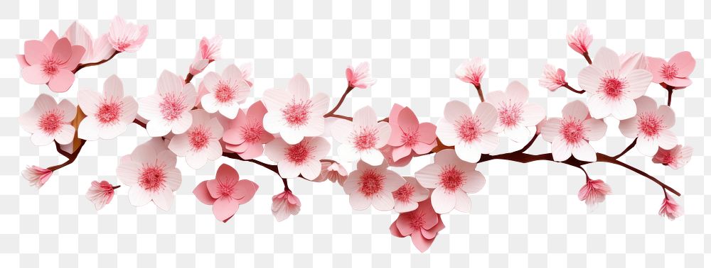 PNG Sakura flower blossom plant. AI generated Image by rawpixel.