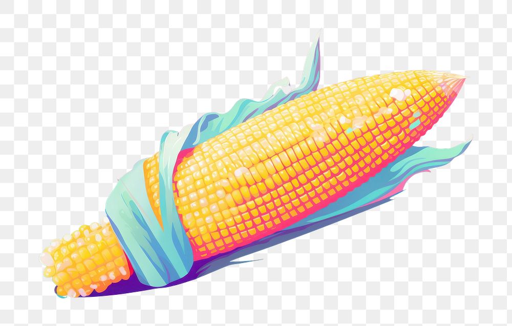 PNG A corn plant food fish. AI generated Image by rawpixel.