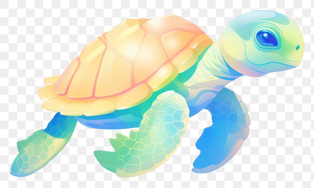 PNG A sea turtle reptile animal wildlife. AI generated Image by rawpixel.