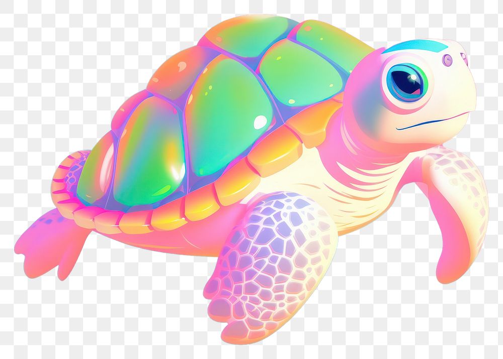 PNG A sea turtle reptile animal creativity. AI generated Image by rawpixel.