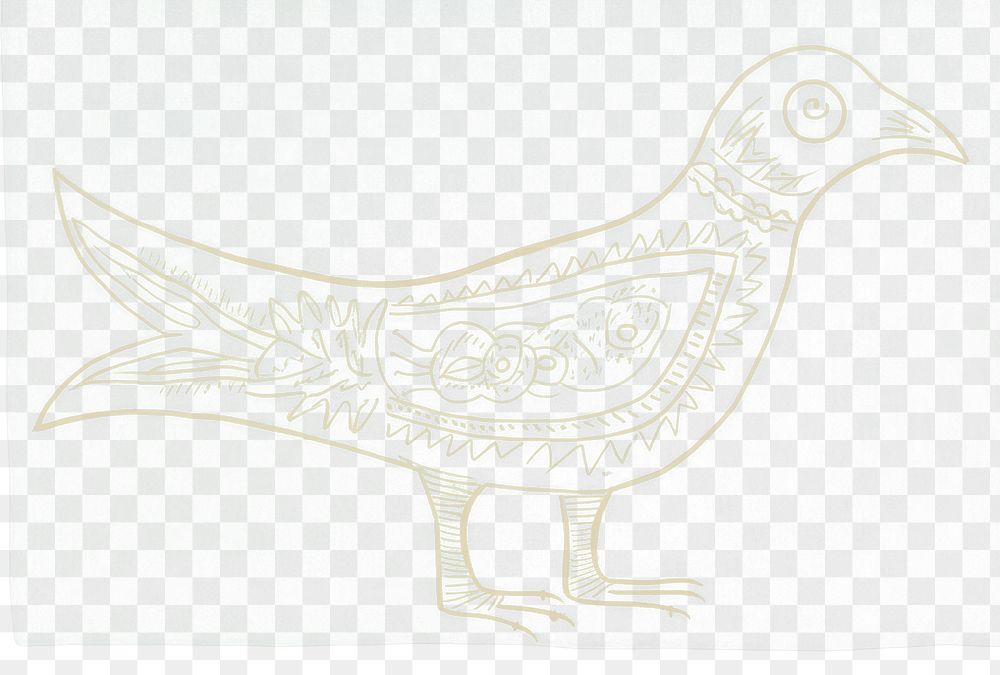 PNG Bird drawing sketch animal. 