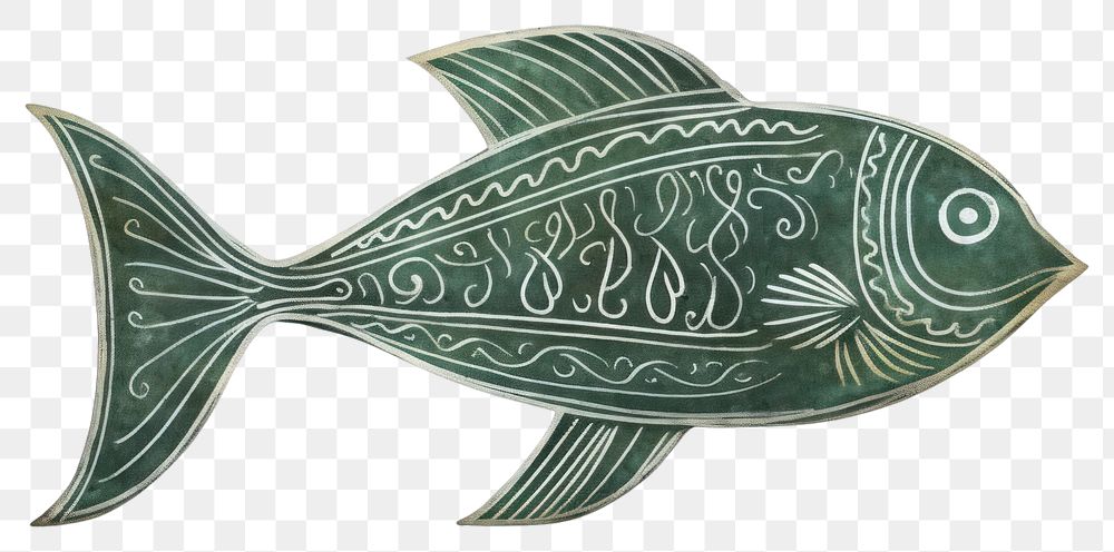 PNG  Fish animal art weaponry. AI generated Image by rawpixel.