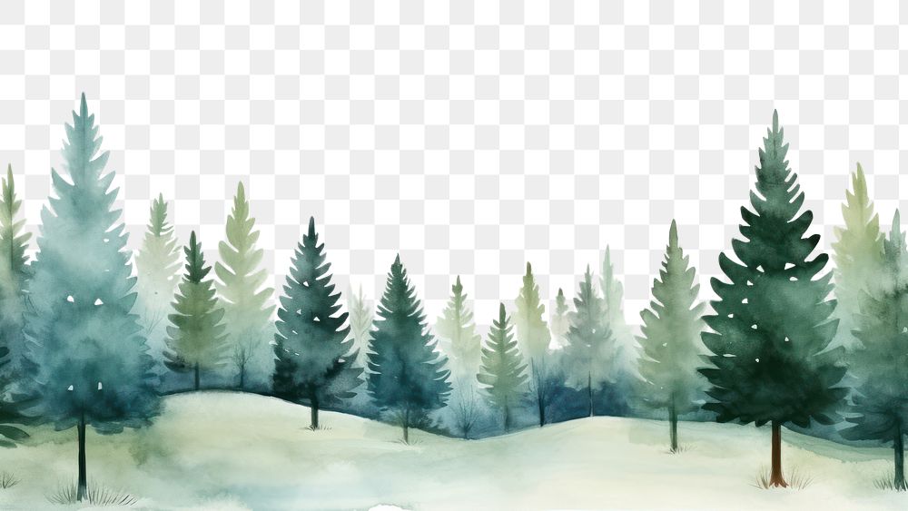 PNG Minimal Forest at Christmas forest backgrounds outdoors. AI generated Image by rawpixel.