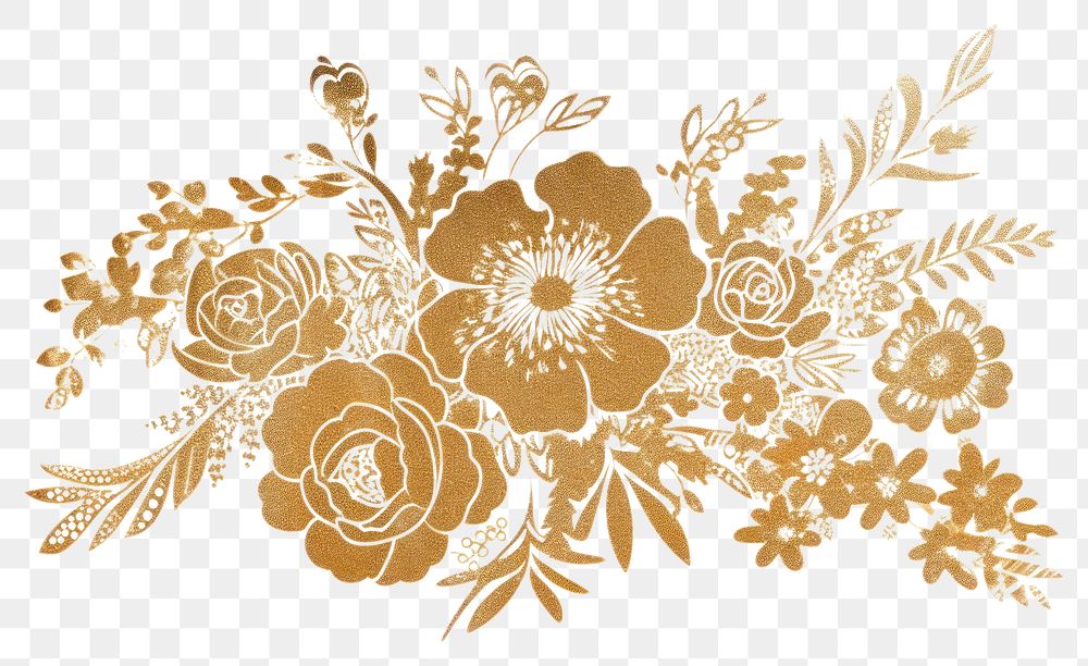 PNG  Flower bouquet pattern decoration creativity. AI generated Image by rawpixel.