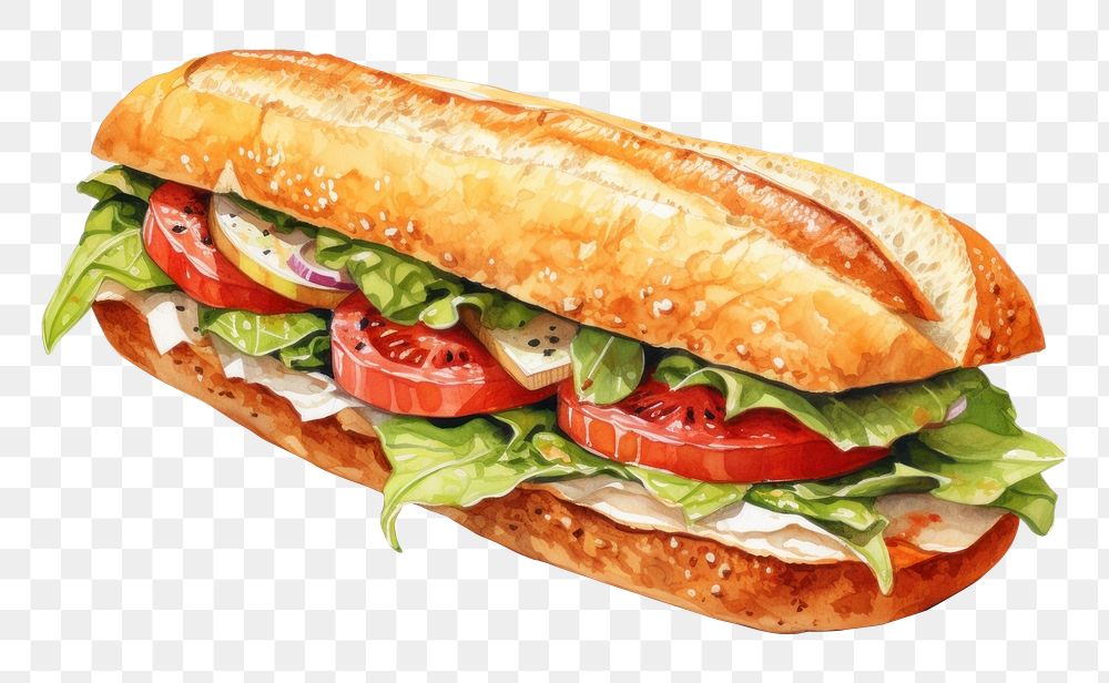PNG Italian Sandwich sandwich bread food. AI generated Image by rawpixel.