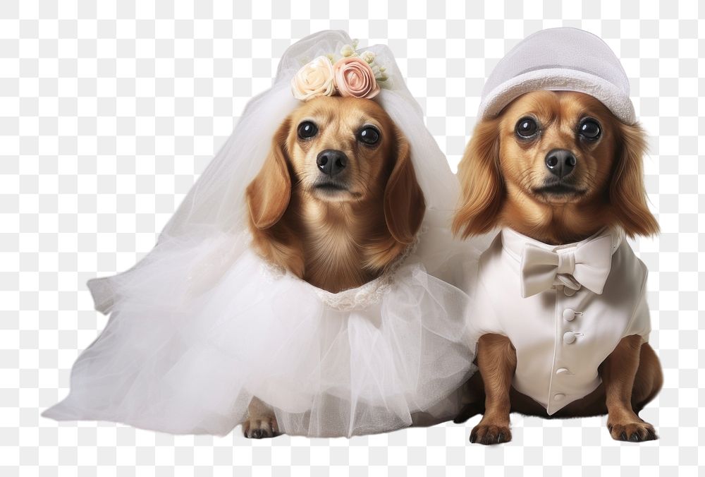 PNG Puppy wedding animal mammal. AI generated Image by rawpixel.