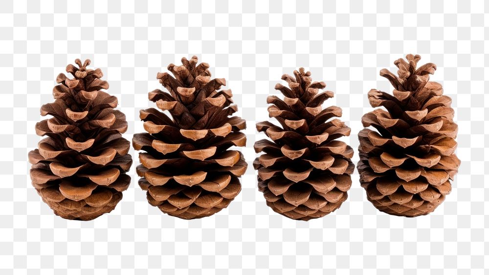 PNG  Dry pine cone plant tree white background. AI generated Image by rawpixel.