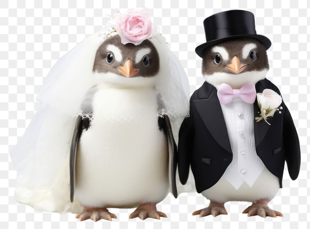 PNG Baby Penguin penguin animal wedding. AI generated Image by rawpixel.