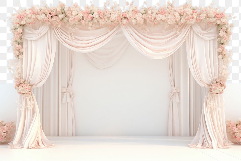 PNG Wedding curtain architecture celebration AI generated Image by rawpixel