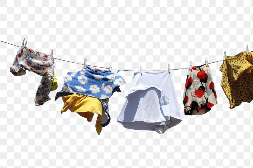 PNG Clothes laundry clothesline clothespin. AI generated Image by rawpixel.