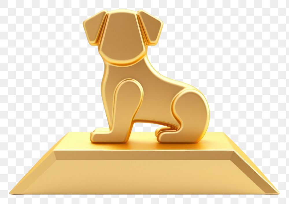 PNG  Dog icon Trophy mammal animal. AI generated Image by rawpixel.