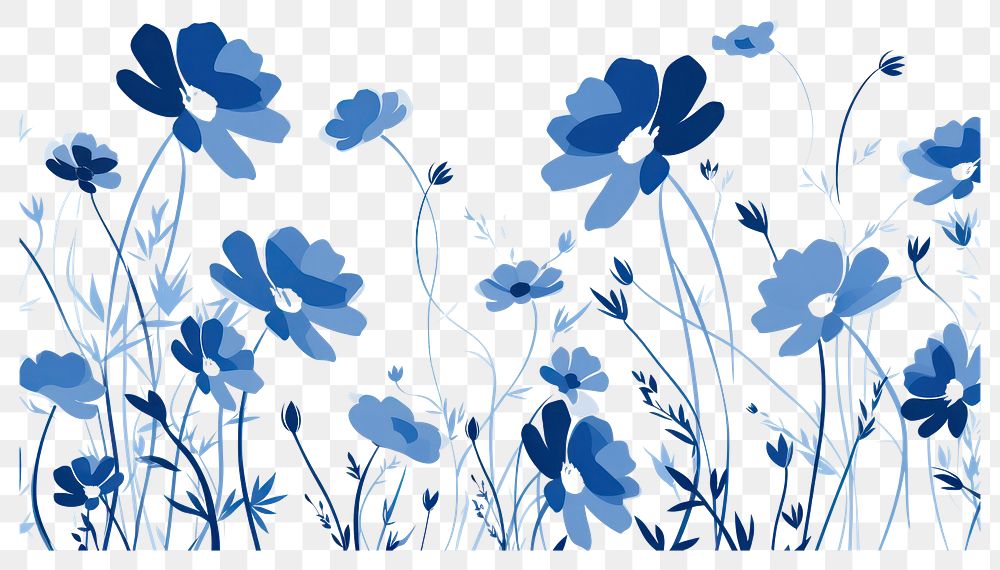 PNG Flower pattern rectangle shape backgrounds outdoors nature. AI generated Image by rawpixel.