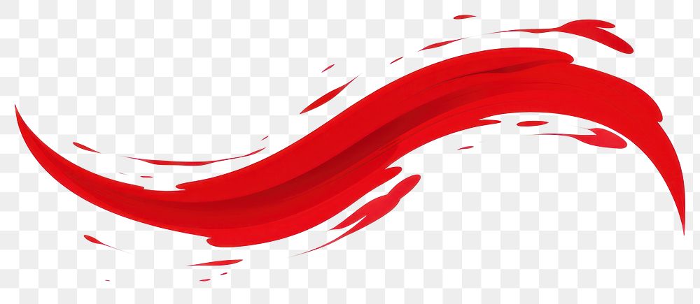 PNG Red doodle line long ink brush shape stroke backgrounds logo white background. AI generated Image by rawpixel.