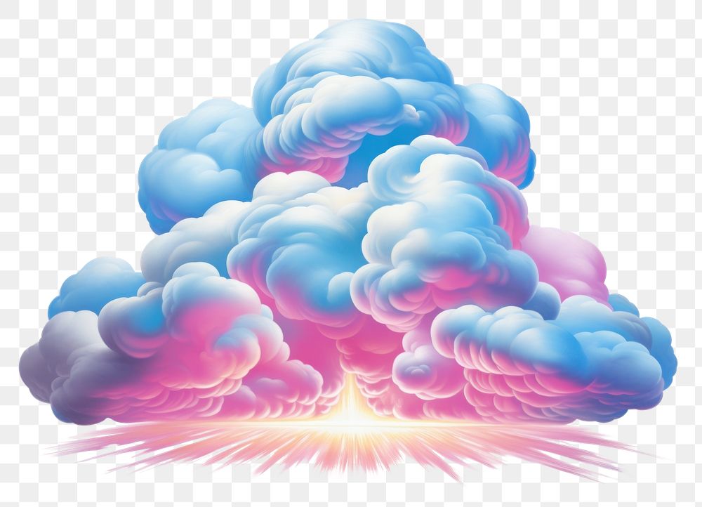 PNG Cloud sky art creativity. AI generated Image by rawpixel.