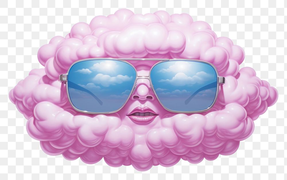 PNG Cloud sunglasses accessories moustache