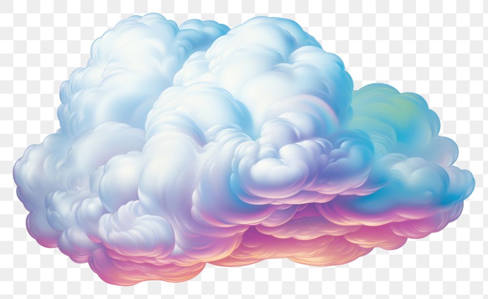 PNG Cloud sky art white background. AI generated Image by rawpixel.