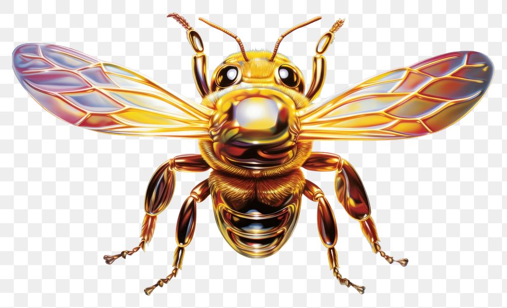 PNG Bee animal insect hornet. AI generated Image by rawpixel.