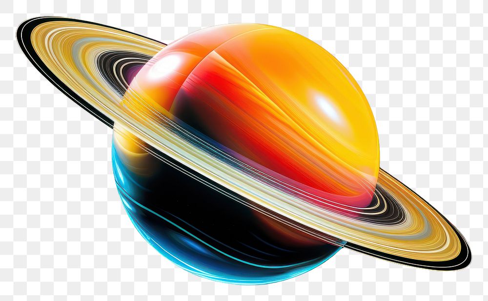PNG Saturn astronomy universe planet. AI generated Image by rawpixel.