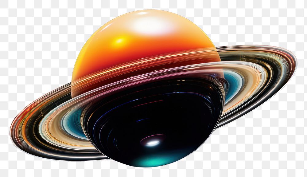 PNG Saturn astronomy sphere planet. AI generated Image by rawpixel.