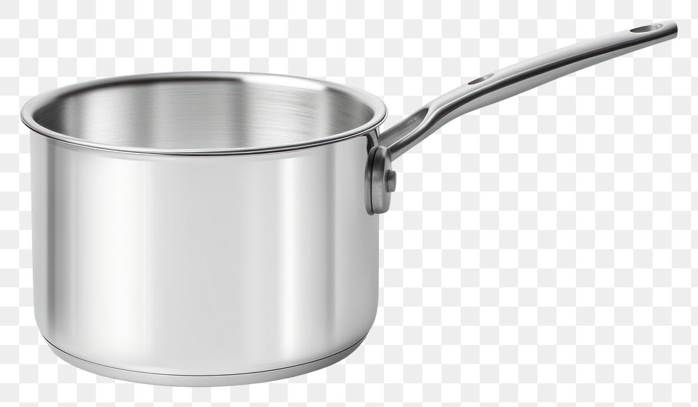 PNG  Saucepan aluminum white background cookware. AI generated Image by rawpixel.