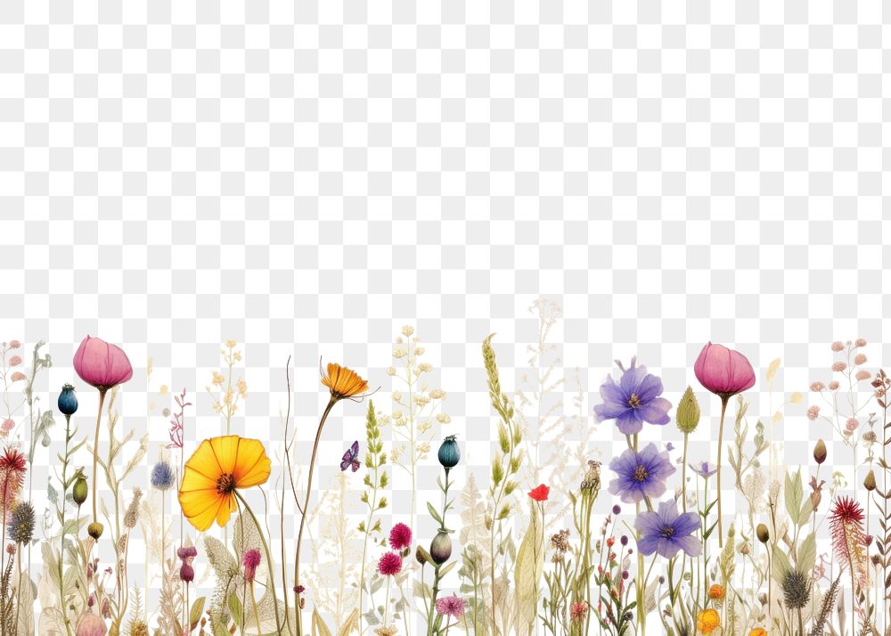 PNG Wildflower backgrounds outdoors blossom