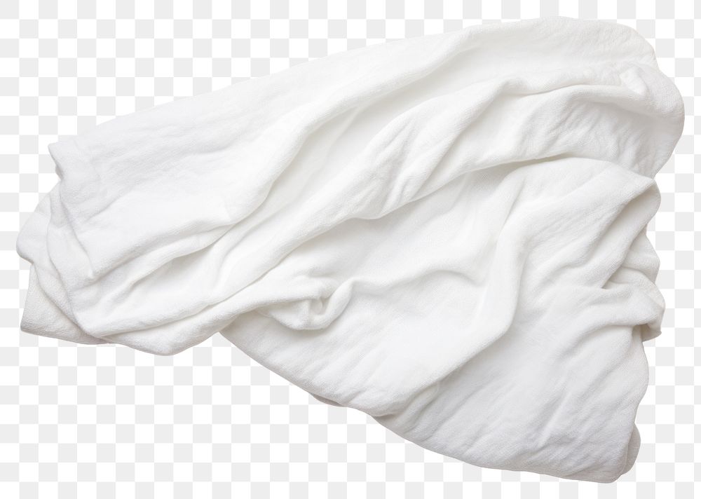 PNG Wrinkled linen white white background. AI generated Image by rawpixel.
