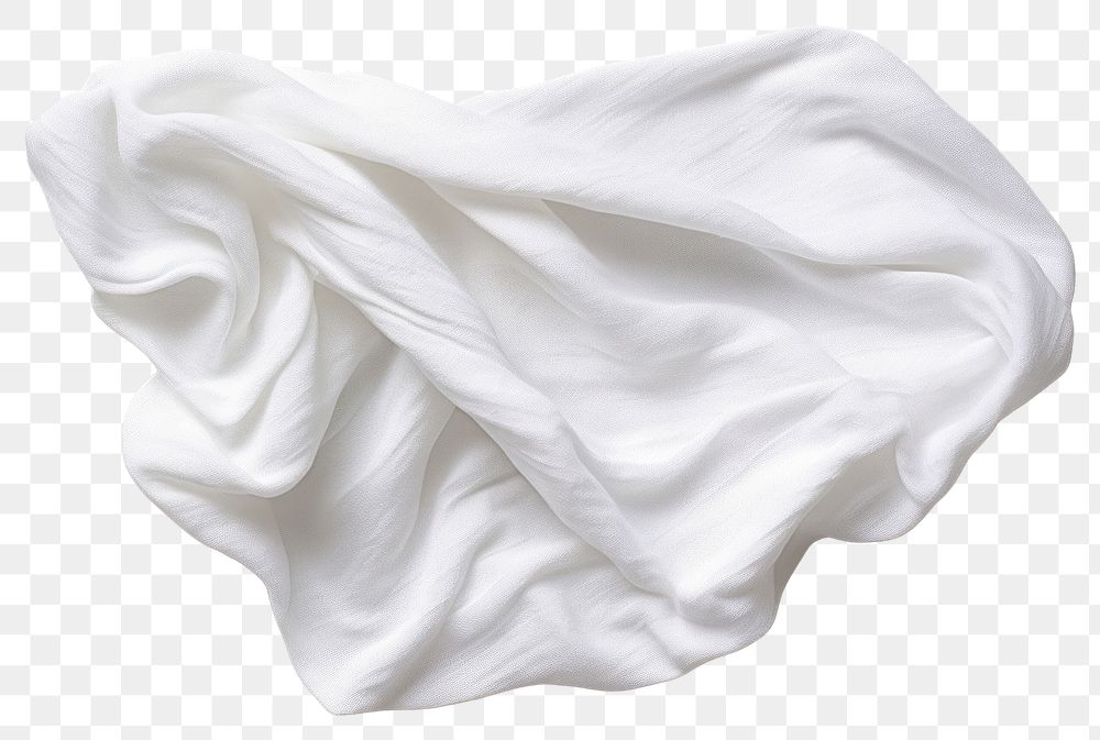 PNG Wrinkled white single object simplicity. AI generated Image by rawpixel.