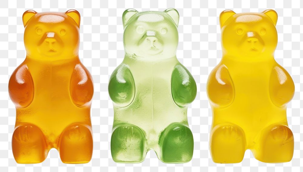 PNG Bears confectionery jelly toy. AI generated Image by rawpixel.