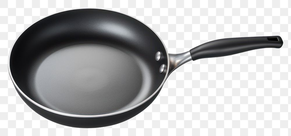 PNG  Black frying pan wok white background simplicity. AI generated Image by rawpixel.