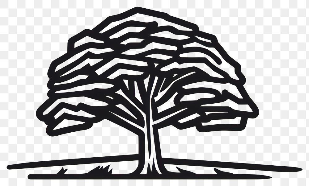 PNG Tree tree drawing sketch. AI generated Image by rawpixel.