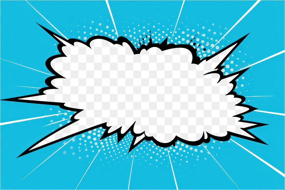 PNG  Speech bubble backgrounds outdoors exploding. AI generated Image by rawpixel.