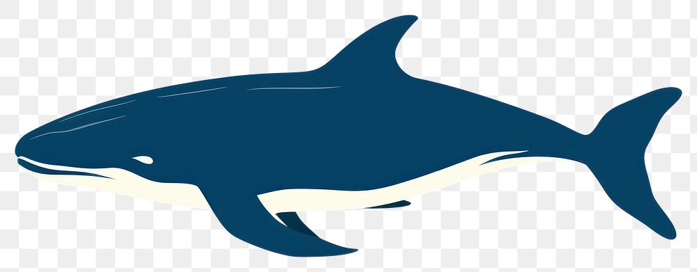 PNG Sillouette whale animal mammal shark. AI generated Image by rawpixel.