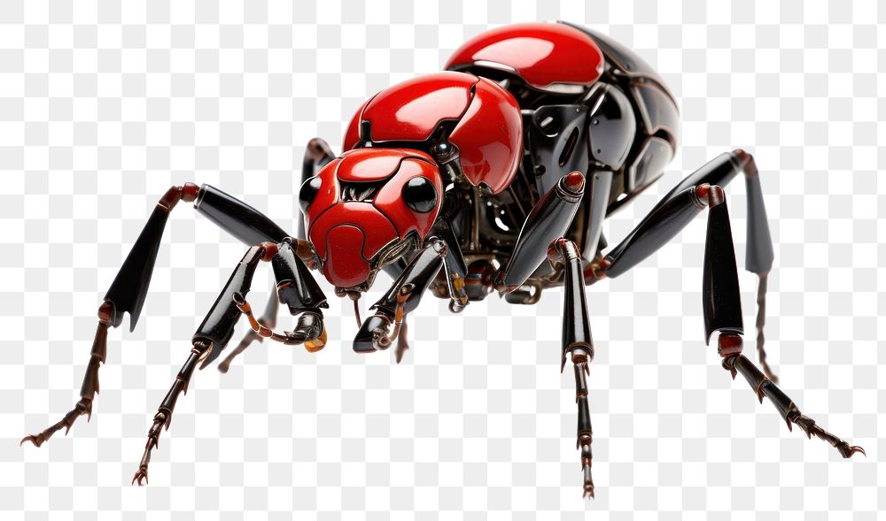 PNG Cyborg ant animal insect white background. AI generated Image by rawpixel.