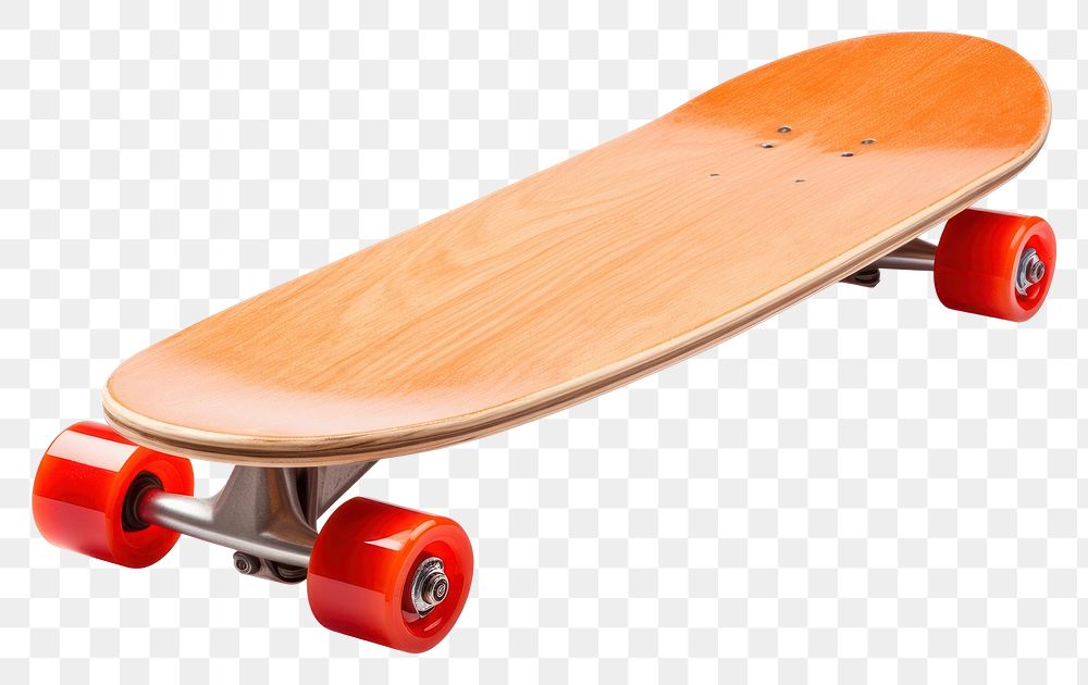 PNG  Skateboard white background skateboarding skateboarder. AI generated Image by rawpixel.