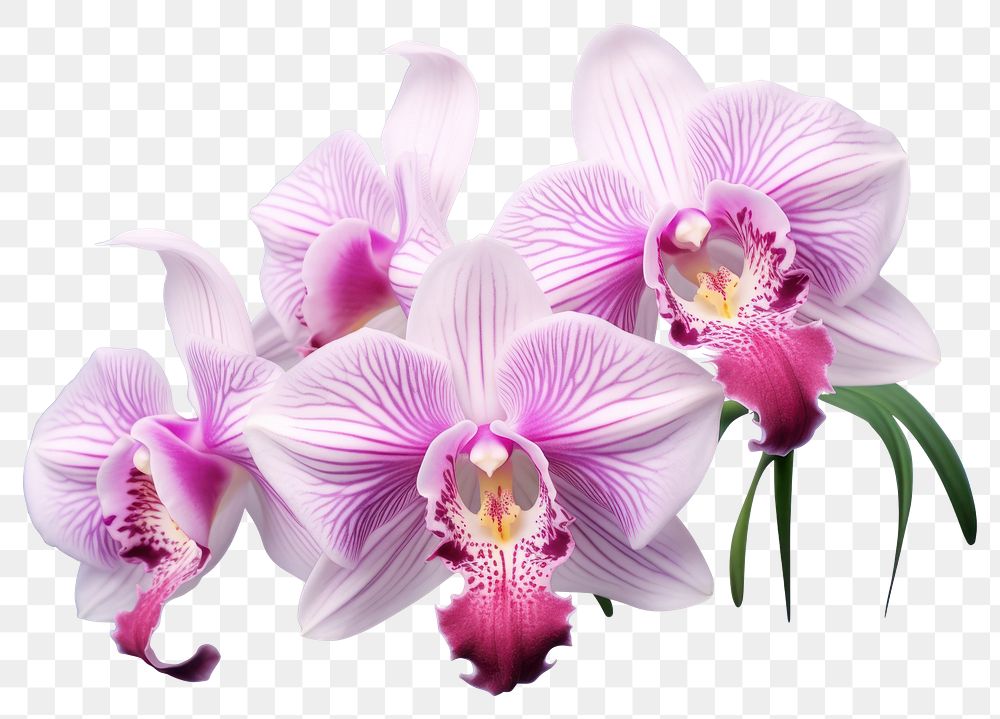 PNG Inflorescence fragility freshness orchid. AI generated Image by rawpixel.