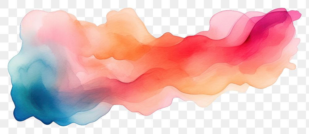 PNG Watercolor backgrounds paint white background. AI generated Image by rawpixel.