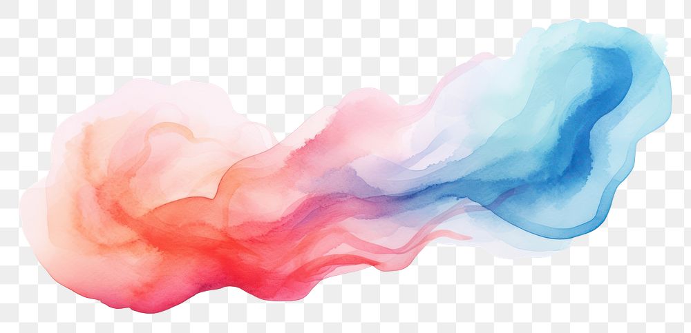 PNG Watercolor backgrounds smoke white background. AI generated Image by rawpixel.