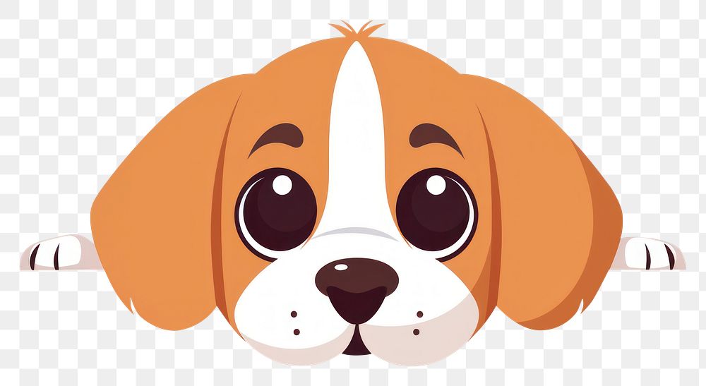 PNG Beagle cartoon beagle animal. AI generated Image by rawpixel.