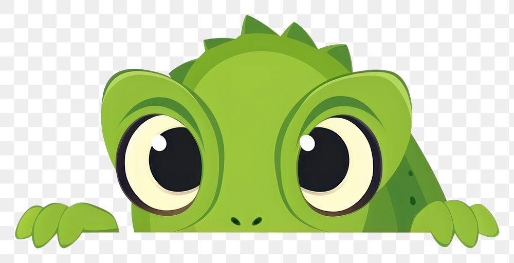 PNG Chameleon amphibian cartoon animal. AI generated Image by rawpixel.