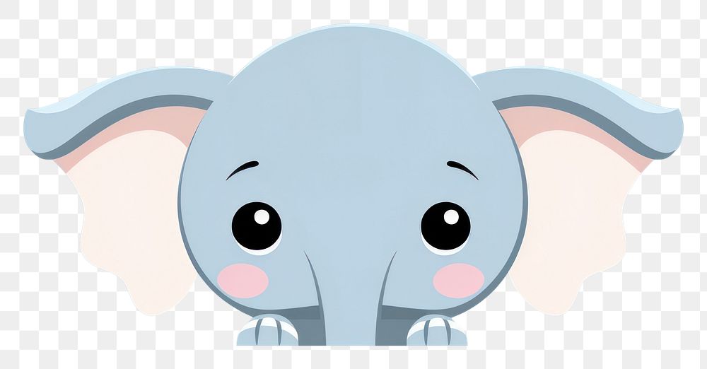 PNG Elephant wildlife cartoon animal. AI generated Image by rawpixel.