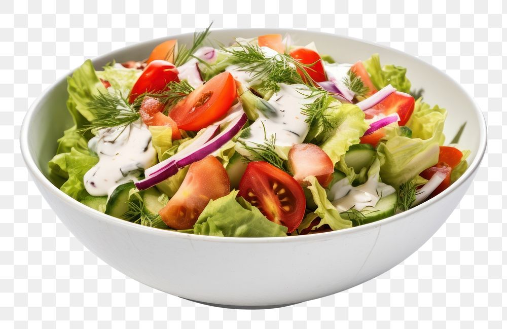 PNG Mix vegetables in bowl salad plate food. AI generated Image by rawpixel.