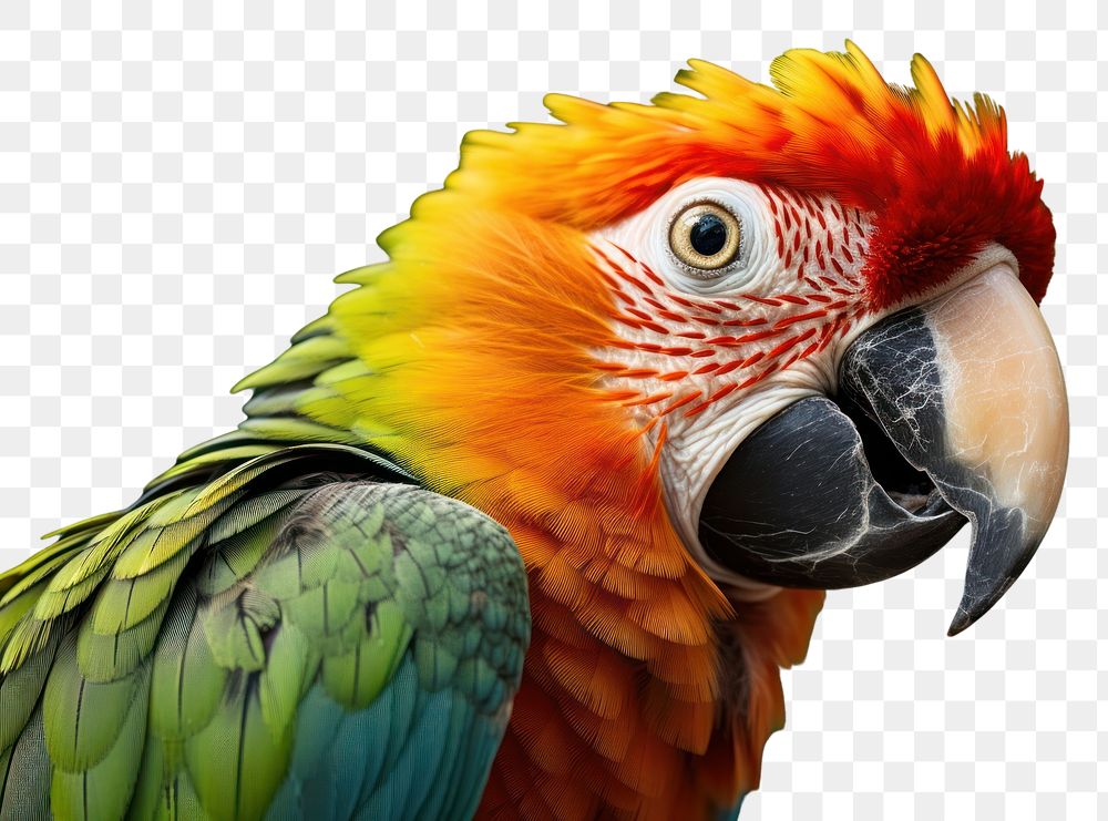 PNG Parrot animal beak bird. AI generated Image by rawpixel.