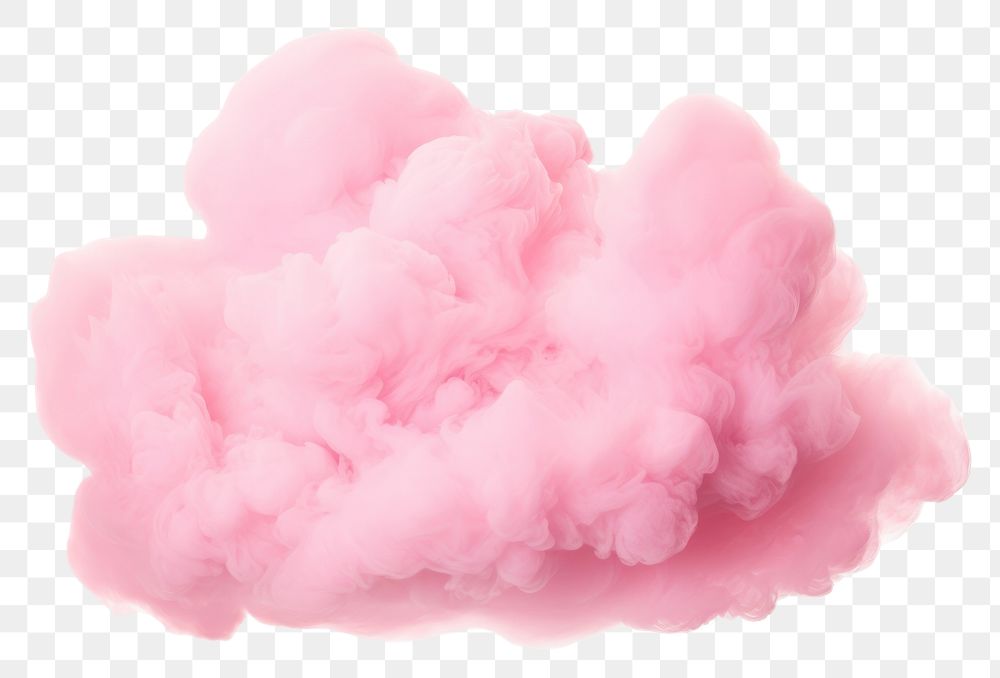 PNG Cloud pink white background fragility. AI generated Image by rawpixel.