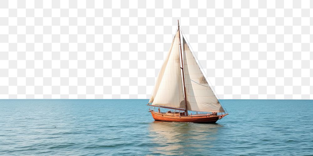 PNG Sailing boat sky sailboat. AI generated Image by rawpixel.