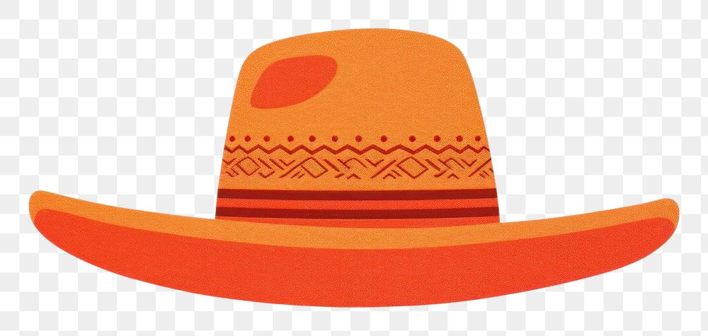PNG Mexcican hat sombrero art creativity. AI generated Image by rawpixel.