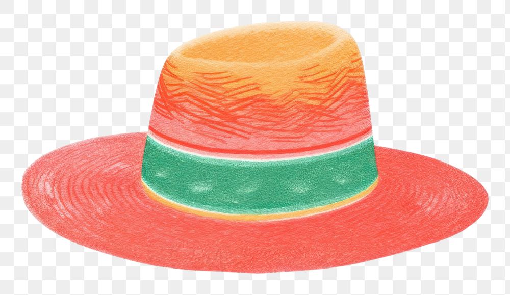 PNG Mexcican hat sombrero white background creativity. AI generated Image by rawpixel.