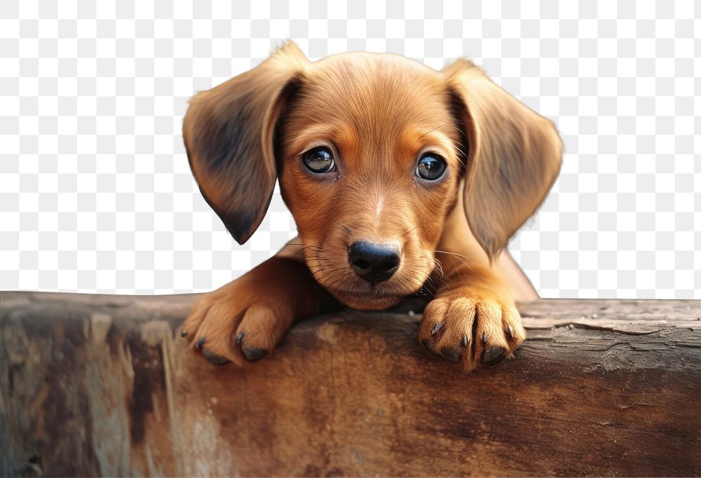 PNG A cute puppy animal mammal hound. AI generated Image by rawpixel.