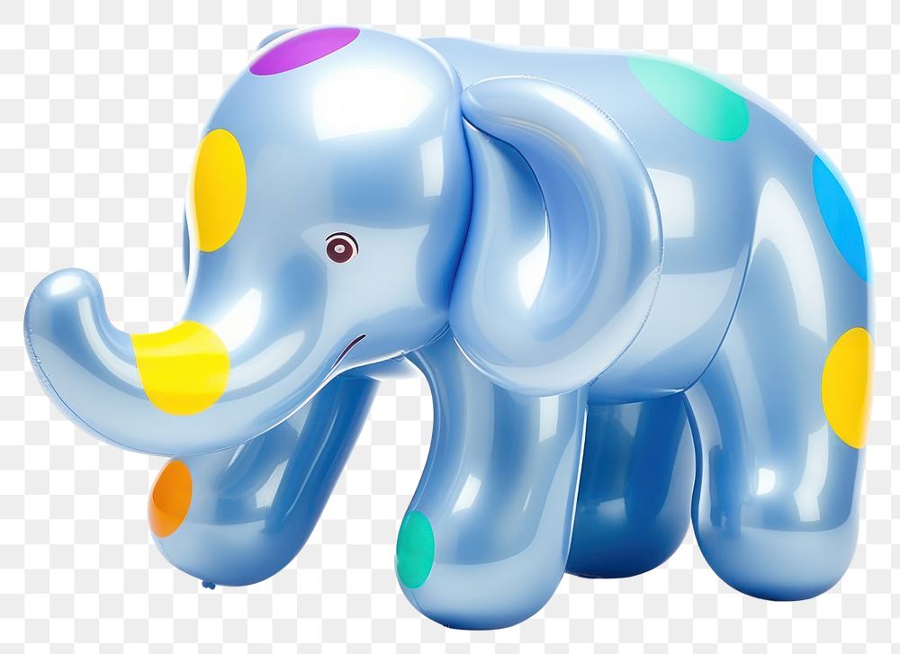 PNG  Twisty balloon in the shape of an elephant wildlife animal mammal. AI generated Image by rawpixel.